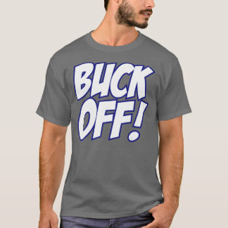 T-shirts Desligue! (branco/azul nítido)