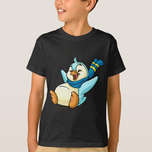 T-shirts Deslizando Bruce azul (Frente)