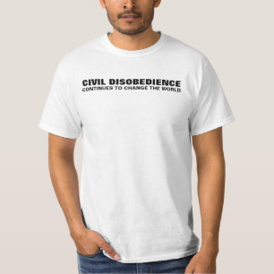 T-shirts Desobediência civil
