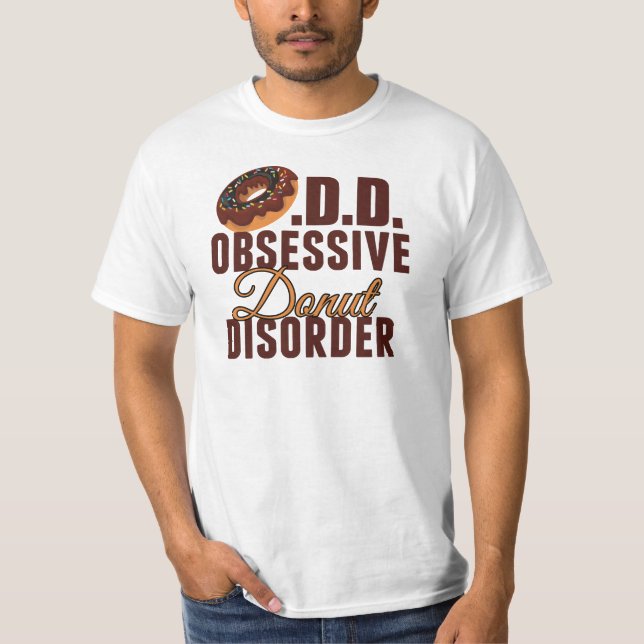 T-shirts Desordem obsessiva da rosquinha (Frente)