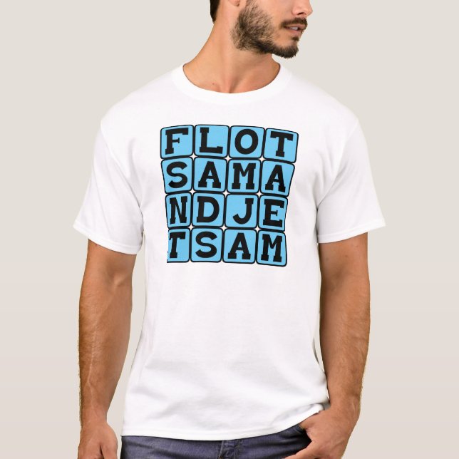 T-shirts Destroços e Restos, Tipos de Naufrágio (Frente)