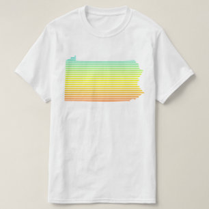 T-shirts desvanecimento da penhoria