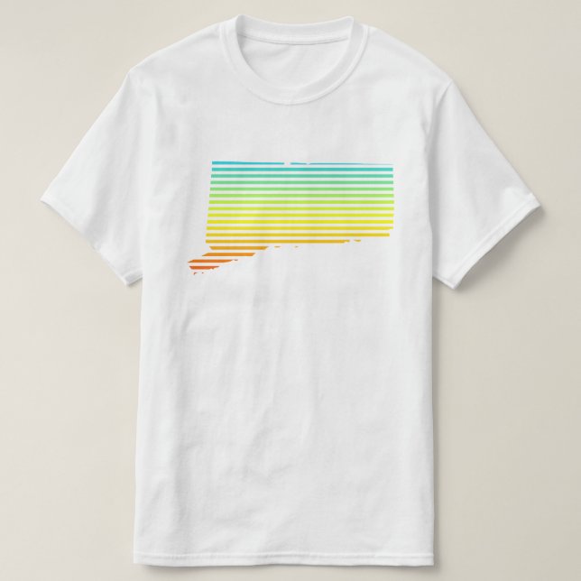 T-shirts desvanecimento do resfriamento de conexão (Frente do Design)