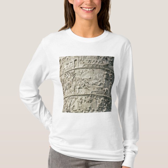 T-shirts Detalhe da coluna de Trajan (Frente)