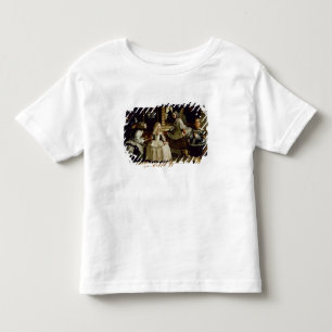 T-shirts Detalhe de Las Meninas da metade inferior que