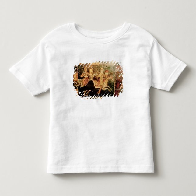 T-shirts Detalhe de um tórax de casamento representando sol (Frente)