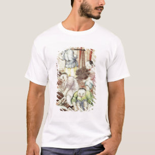 T-shirts Detalhe de um vaso que descreve artesões