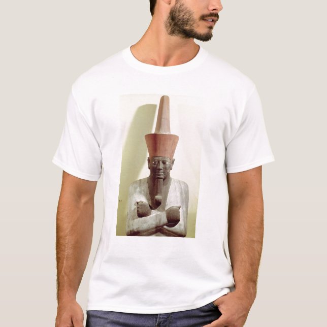 T-shirts Detalhe de uma estátua de Mentuhotep II (Frente)
