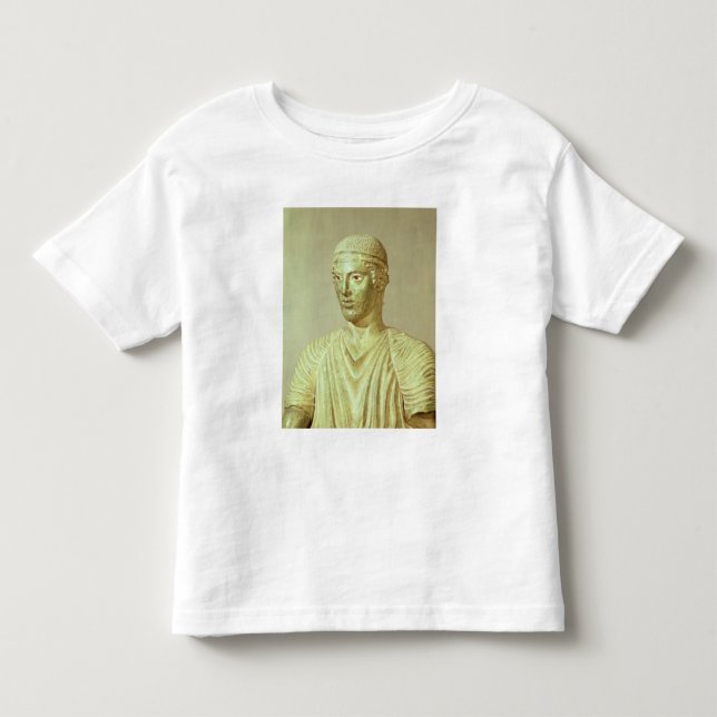T-shirts Detalhe do Charioteer de Delphi, c.470 BC (Frente)