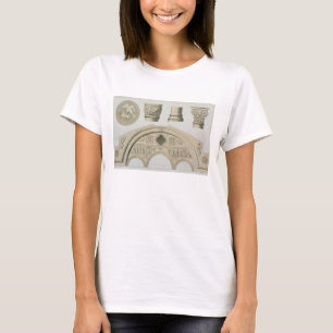 T-shirts Detalhes de um arco sculptured e colunas do St.