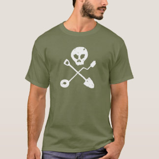 T-shirts Detectorist Skull - Sondengänger crânio