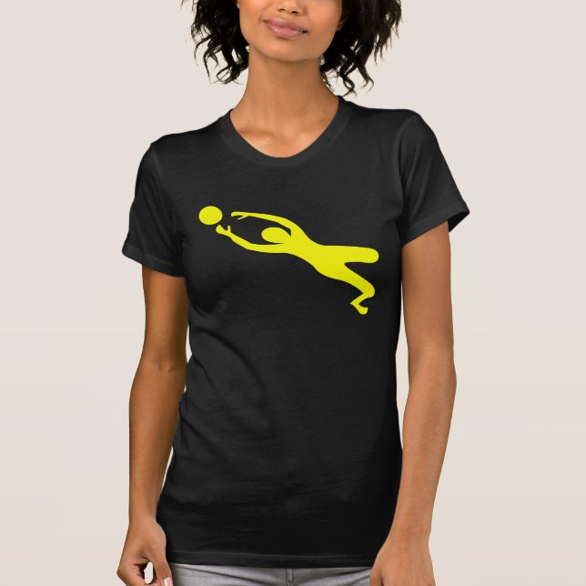 T-shirts Detentor de Objetivos - Amarelo (Frente)
