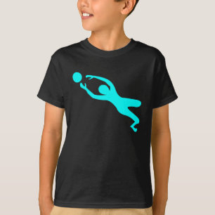 T-shirts Detentor de Objetivos - Ciano
