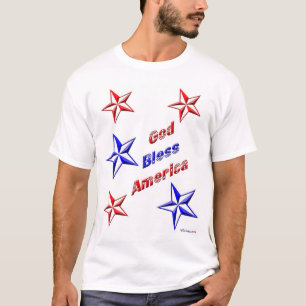T-shirts Deus abençoe América