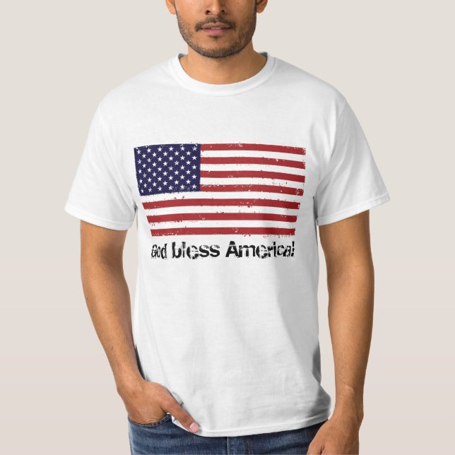 T-shirts Deus abençoe América! (Frente)