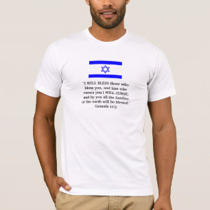 T-shirts Deus abençoe Israel