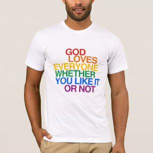T-SHIRTS DEUS ADORA TODOS -