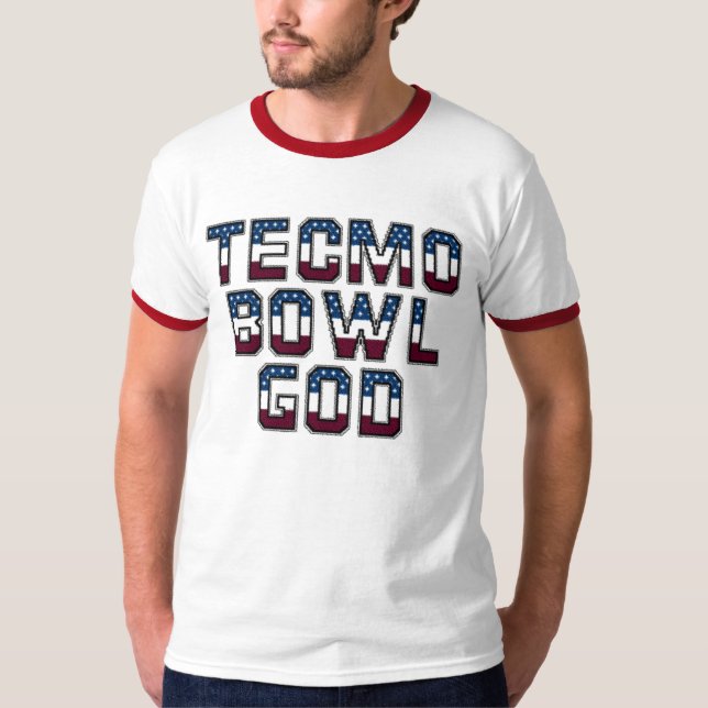 T-shirts Deus da bacia de Tecmo (Frente)