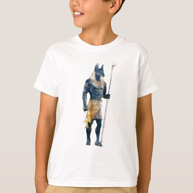 T-shirts Deus do egípcio de Anubis (Frente)