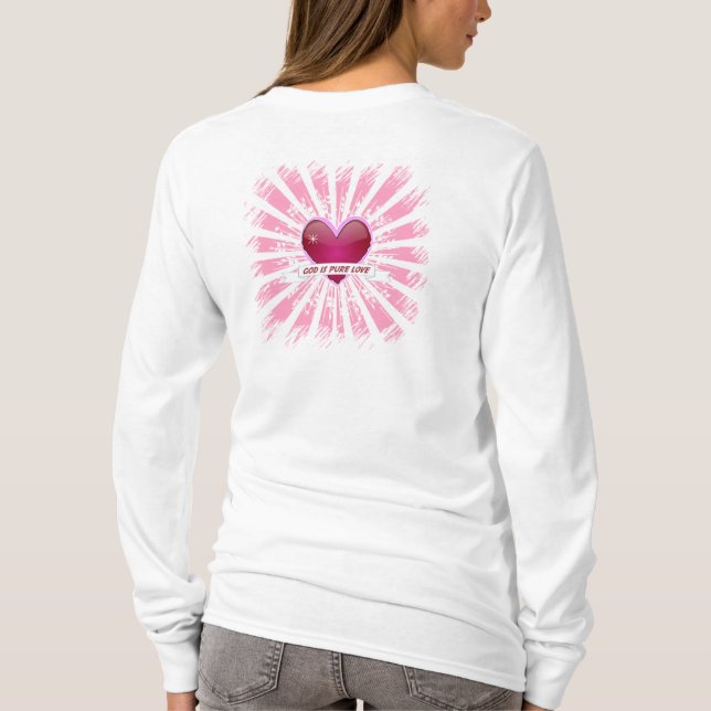 T-shirts Deus é puro amor (Verso)