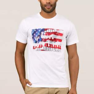 T-shirts Deus Patriótico Abençoe a América