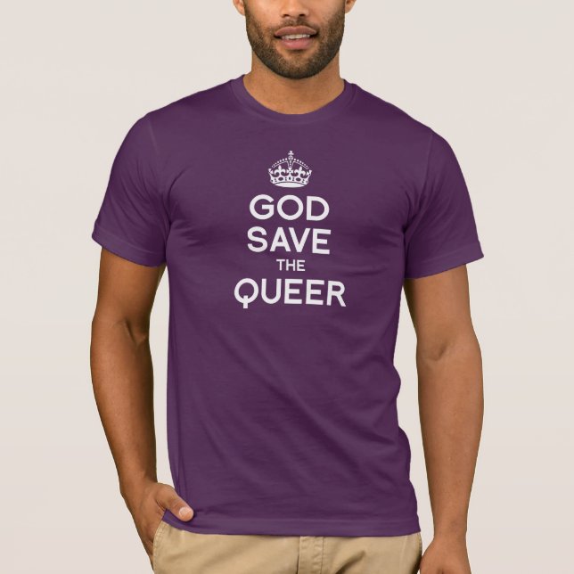 T-shirts DEUS SALVE O GAY - BRANCO -.png (Frente)