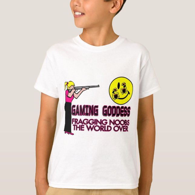 T-shirts Deusa do jogo (Frente)
