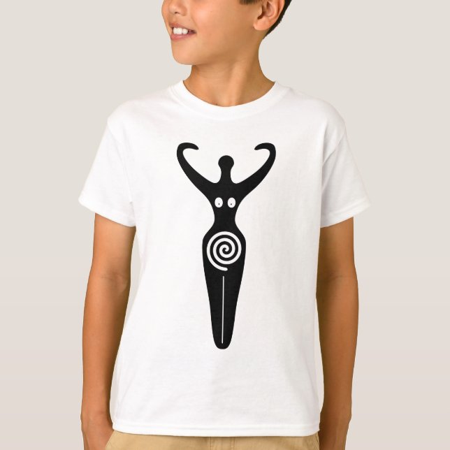 T-shirts Deusa espiral (Frente)