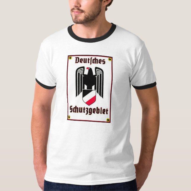 T-shirts Deutsches Schutzgebiet (Frente)