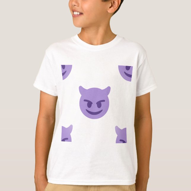 T-shirts devil emoji (Frente)