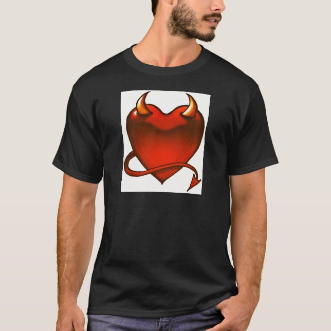 T-shirts Devil Heart (Frente)