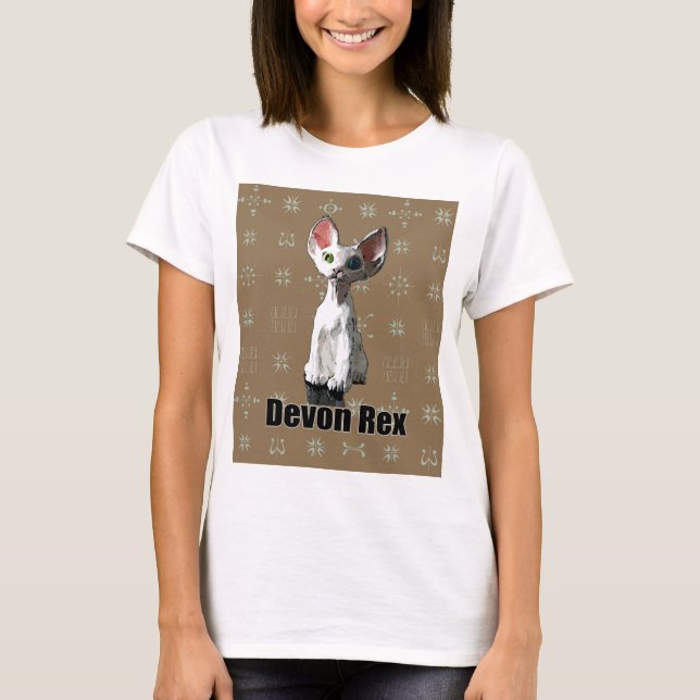 T-shirts Devon branco Rex (Frente)