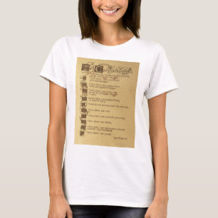 T-shirts dez mandamentos