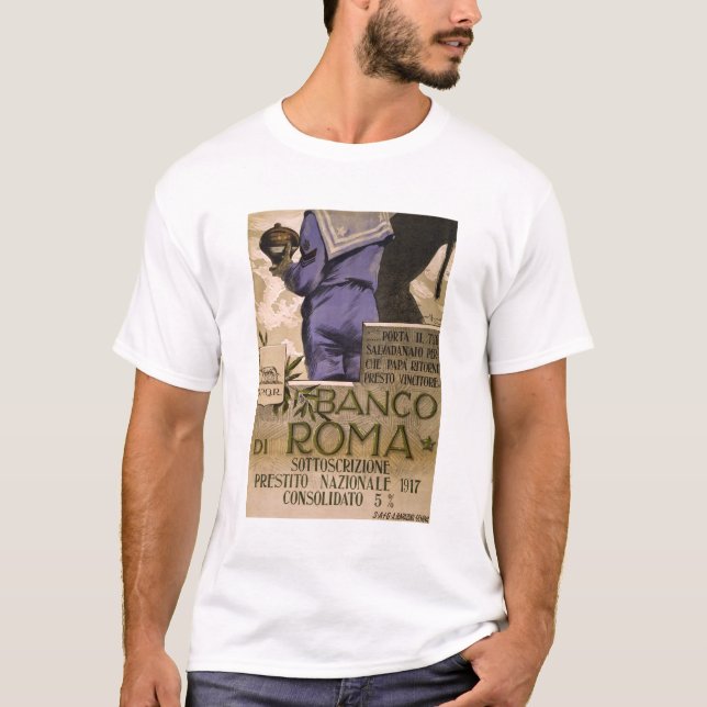 T-shirts Di banco Roma (Frente)