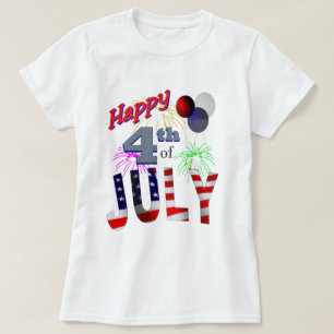 T-shirts Dia 4 de julho, Dia da Independência