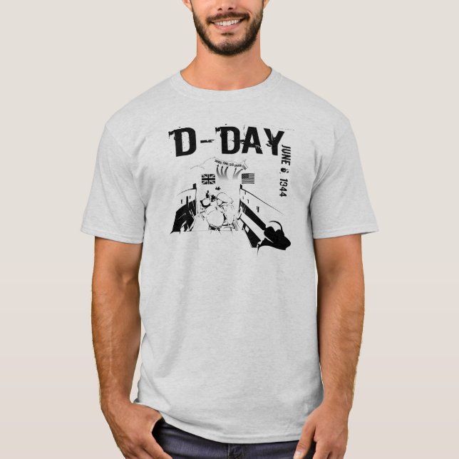T-shirts DIA-D 6 de junho de 1944 (Frente)