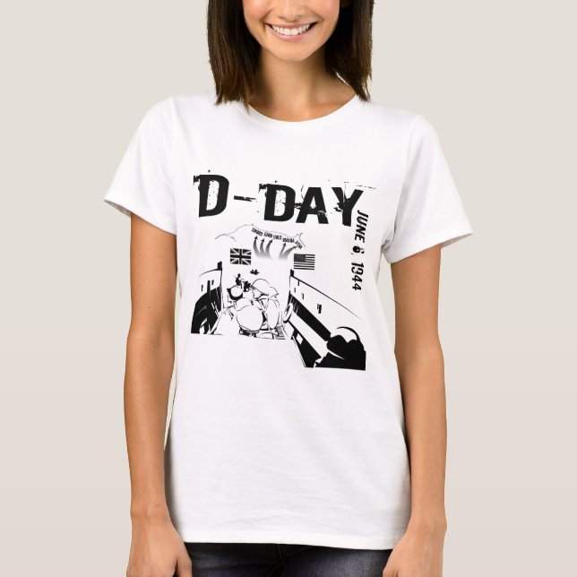 T-shirts DIA D 6 de junho de 1944 (Frente)