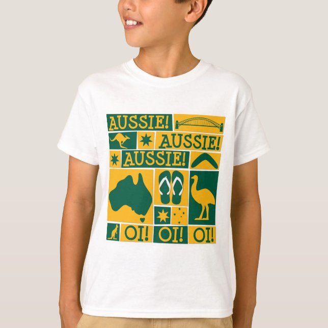 T-shirts Dia da Austrália (Frente)
