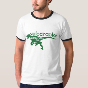 T-shirts Dia da Consciência do Velociraptor