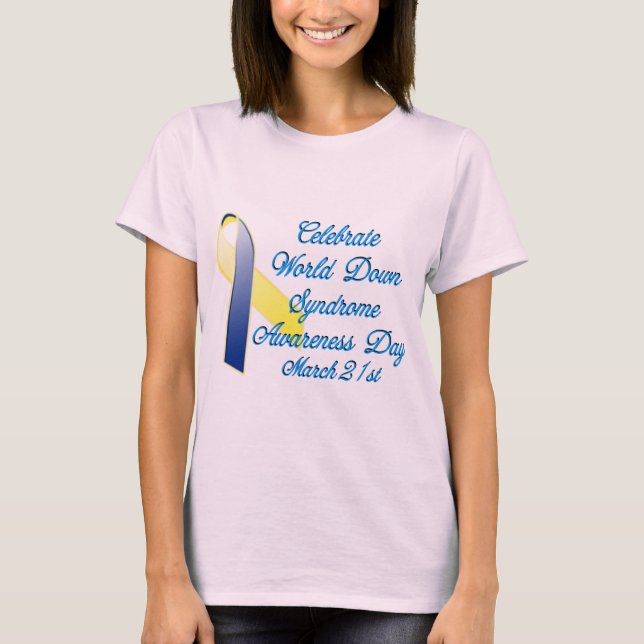 T-shirts Dia da Síndrome de Down (Frente)
