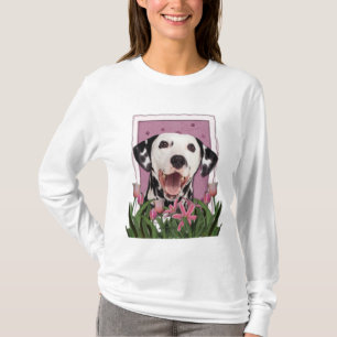 T-shirts Dia das mães - tulipas cor-de-rosa - Dalmatian