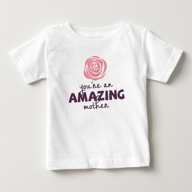 T-shirts Dia de as mães Mãe Incrível | Camisola (Frente)