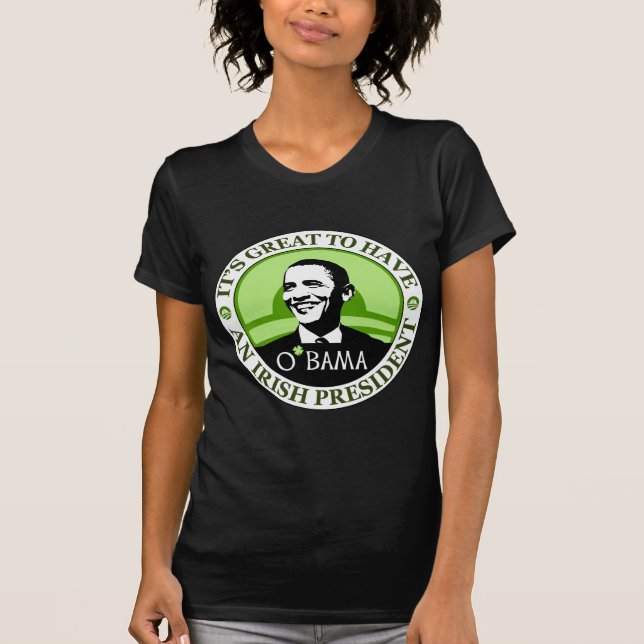 T-shirts Dia de Obama St Patrick (Frente)
