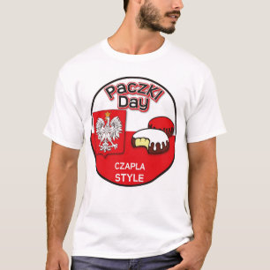 T-shirts Dia de Paczki - estilo de Czapla
