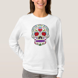 T-shirts Dia do crânio do açúcar morto Dia de los Muertos