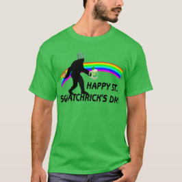T-shirts Dia feliz de Squatchricks da rua