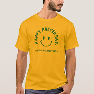 T-shirts Dia feliz do empacotador