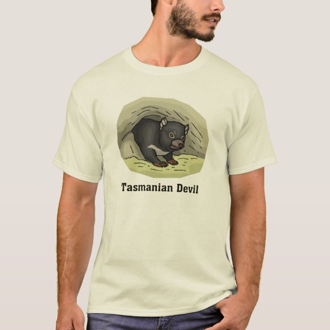 T-shirts Diabo da Tasmânia (Frente)