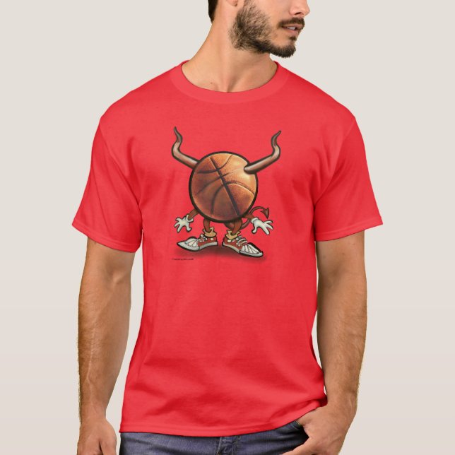 T-shirts Diabo de Basquete (Frente)