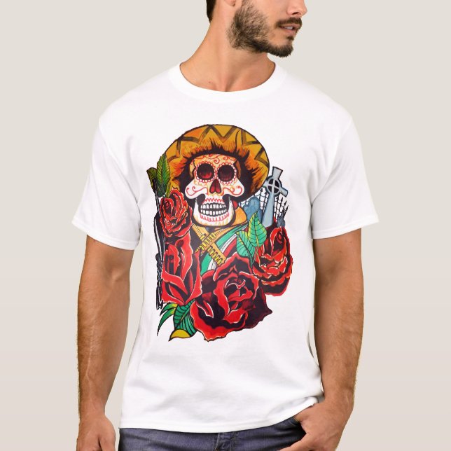 T-shirts diâmetro de los muertos (Frente)